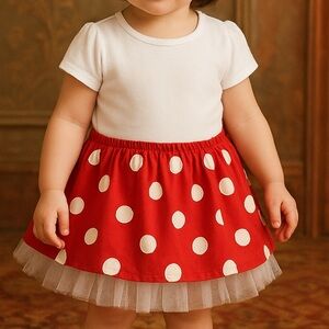 Red Polka Dot Baby Dress